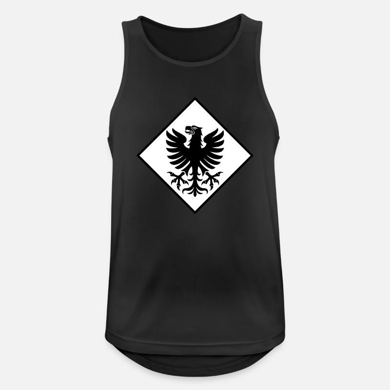 Värmland - Männer Tank Top atmungsaktiv - Schwarz