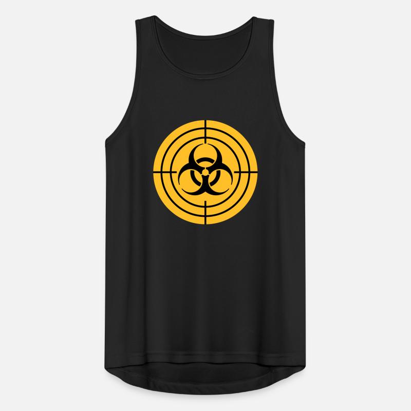 Biohazard Sight Zombie Hunter Men's Breathable Tank Top