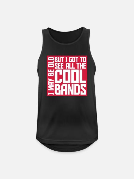 I may be old - Men's Breathable Tank Top - black