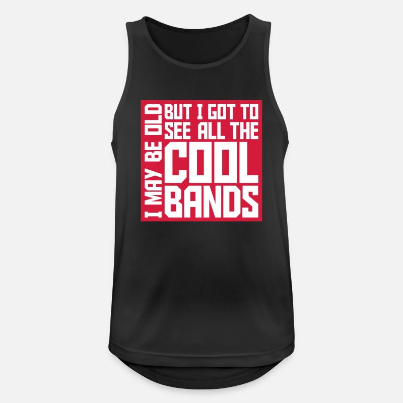 I may be old - Men's Breathable Tank Top - black