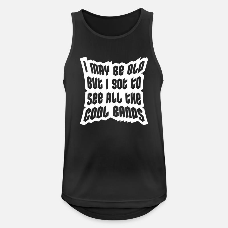 I may be old - Men's Breathable Tank Top - black
