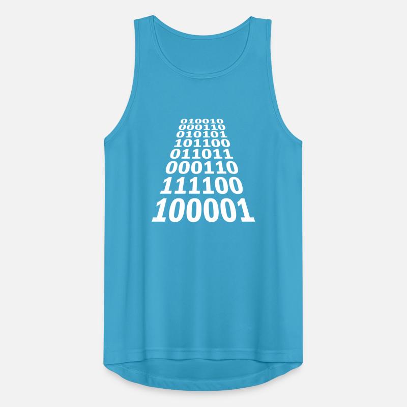 Binär Code Programm Sprache Männer Tank Top atmungsaktiv