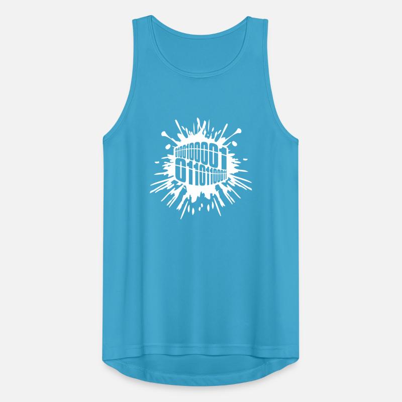 Binär Code Programm Sprache Männer Tank Top atmungsaktiv
