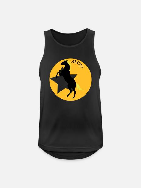 Rodeo - Men's Breathable Tank Top - black