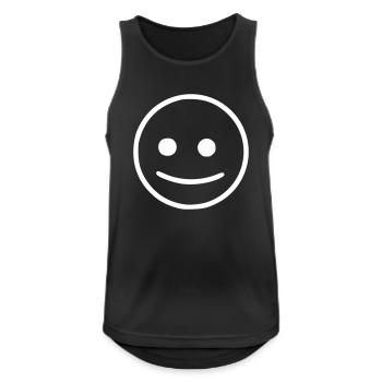Emoji sketch neutral white - Men's Breathable Tank Top - black - Front - Nick (188cm)