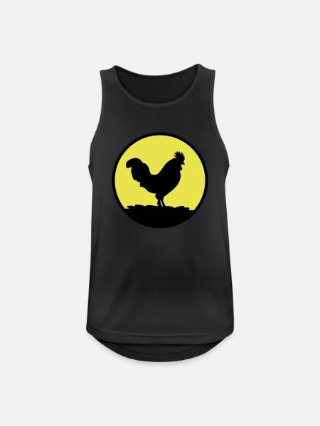 Rooster - Men's Breathable Tank Top - black