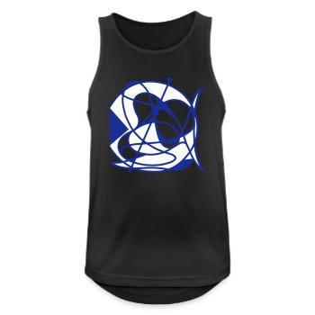 Any foursome. Diversity and perspectives - Men's Breathable Tank Top - black - Front - Nick (188cm)