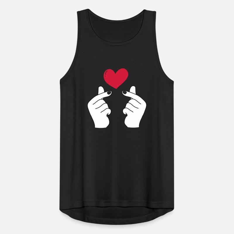 Fingerherzen 5 Männer Tank Top atmungsaktiv