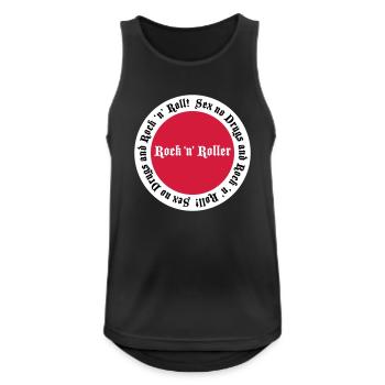 Sex no Drugs and Rock n Roll - Men's Breathable Tank Top - black - Front - Nick (188cm)