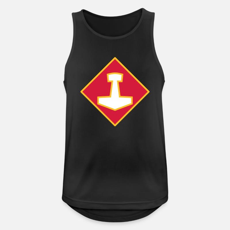 Mjölnir - Men's Breathable Tank Top - black