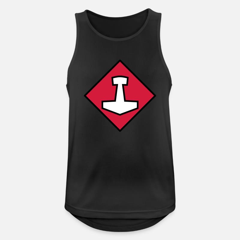 Mjölnir - Men's Breathable Tank Top - black