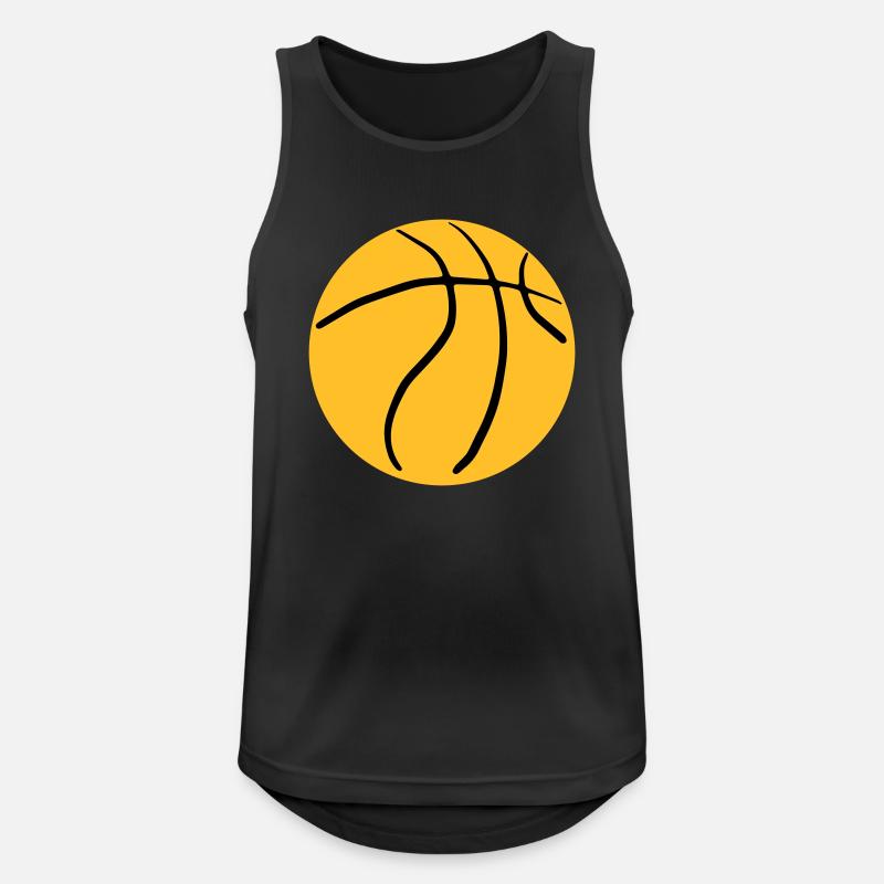 Basketball 21 - Men's Breathable Tank Top - black