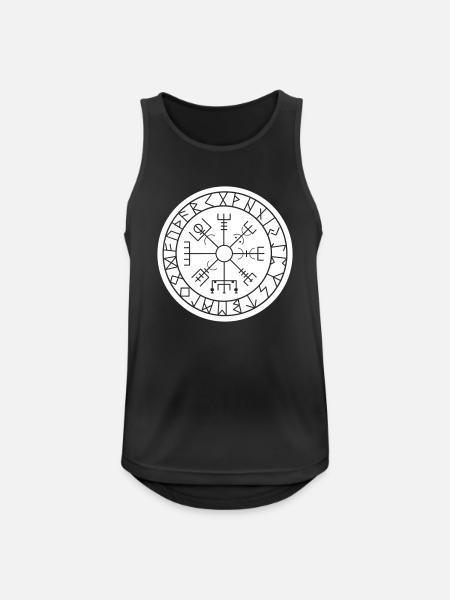 Viking Compass - Men's Breathable Tank Top - black