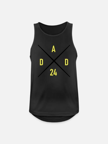 dad 24 - Men's Breathable Tank Top - black