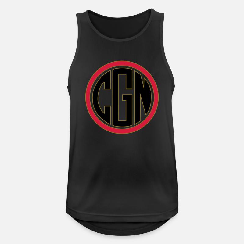 CGN 2 - Männer Tank Top atmungsaktiv - Schwarz
