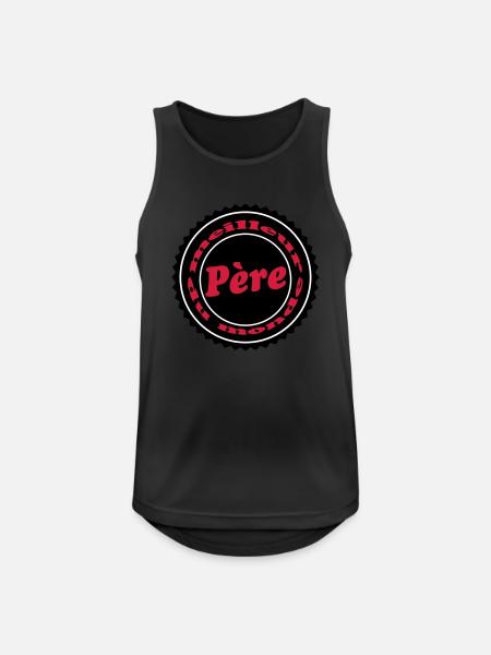 Best Father - Men's Breathable Tank Top - black