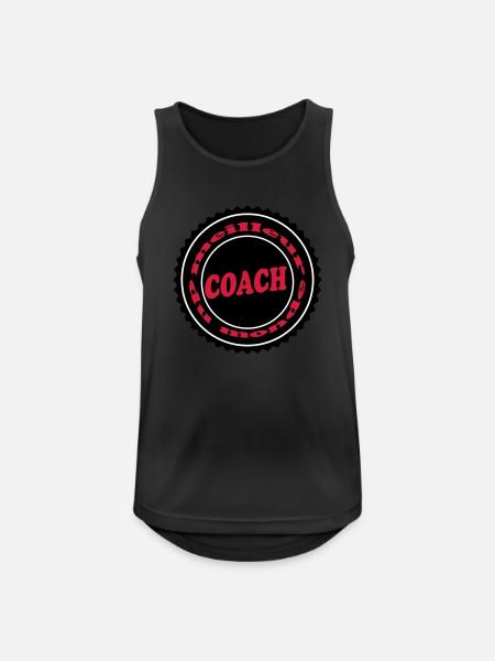 Meilleur COACH - Débardeur respirant Homme - noir