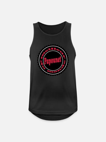 Meilleur PAPOUNET - Débardeur respirant Homme - noir