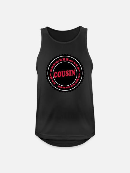 Meilleur COUSIN - Débardeur respirant Homme - noir