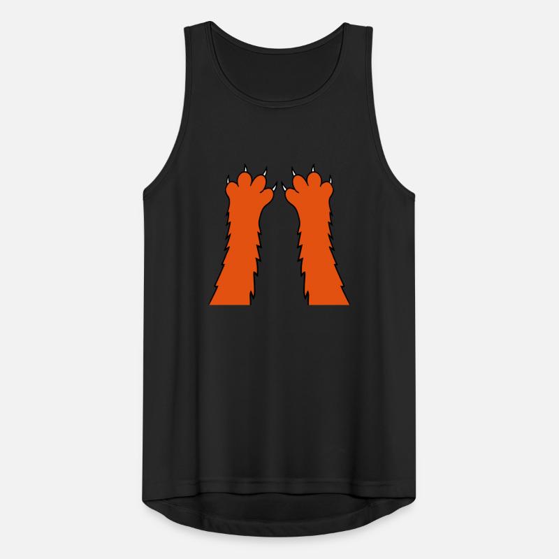Cats, claws, paws, paws, sharp claws, scratching Men's Breathable Tank Top