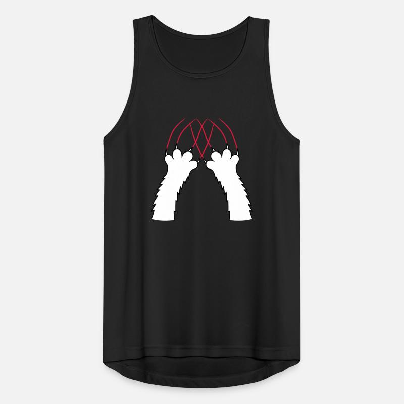Cats, Claws, Paws, Paws, Claws, Scratches, Stripes Men's Breathable Tank Top
