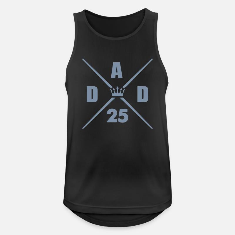 dad 25 daddy - Men's Breathable Tank Top - black
