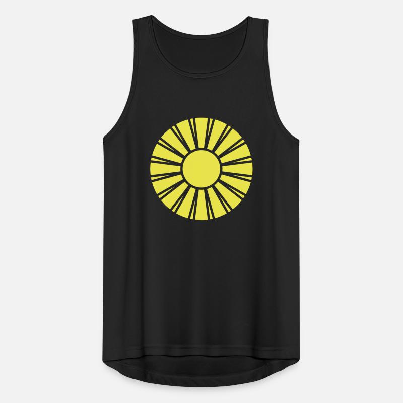 Bright Sun Rays Summer Glow Light Warmth Men's Breathable Tank Top