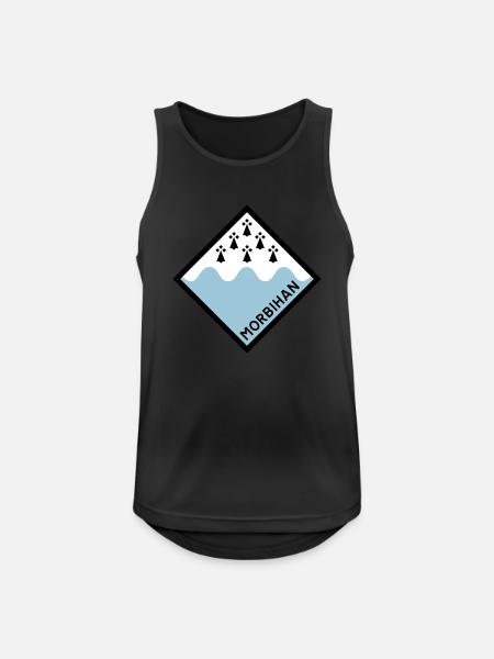 Morbihan - Men's Breathable Tank Top - black