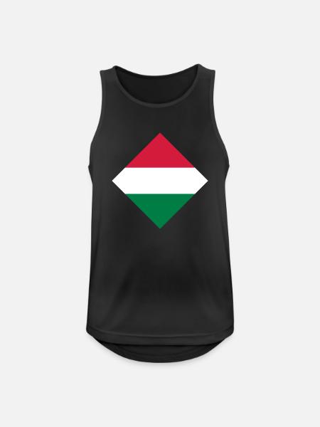 Hungary - Men's Breathable Tank Top - black