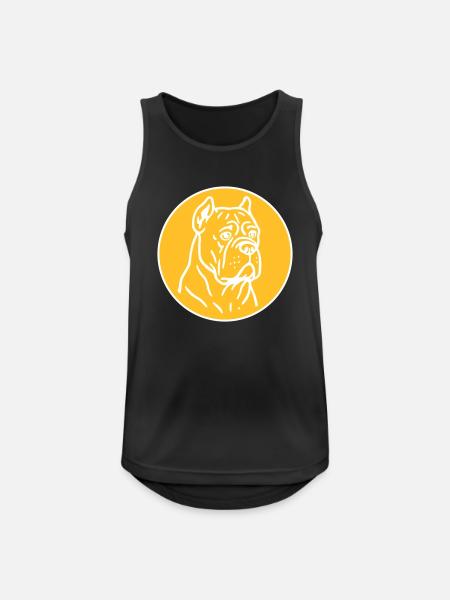 Mastif - Men's Breathable Tank Top - black