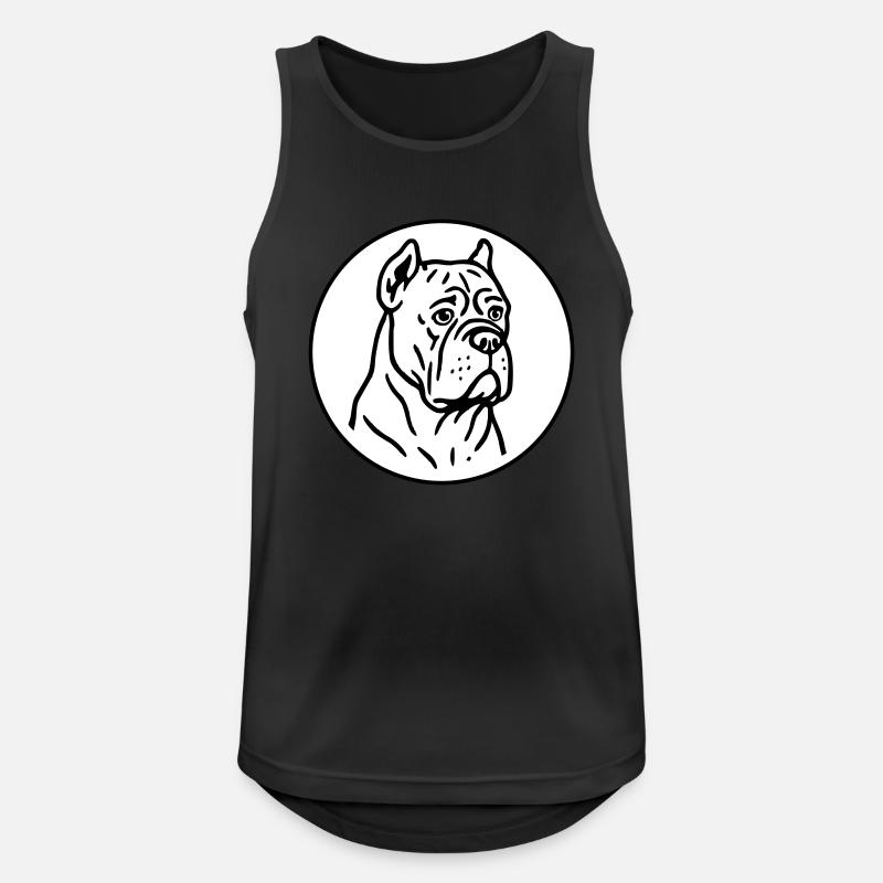 Cane Corso - Men's Breathable Tank Top - black