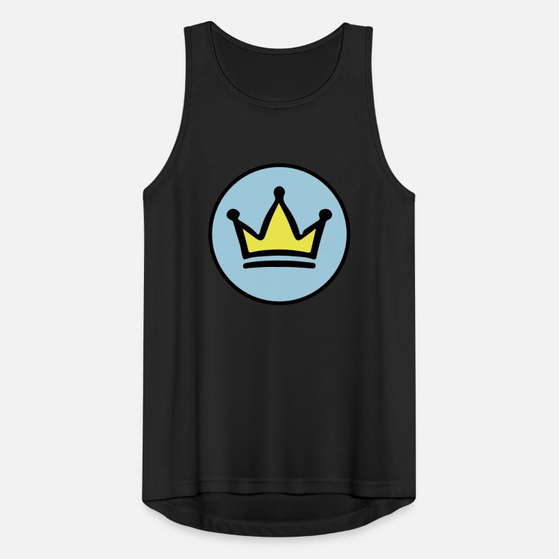 Krone Symbol Zeichen Männer Tank Top atmungsaktiv