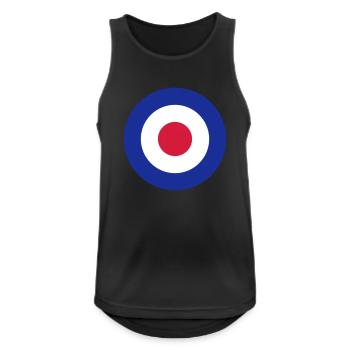 Mod target - Männer Tank Top atmungsaktiv - Schwarz - Vorne - Nick (188cm)