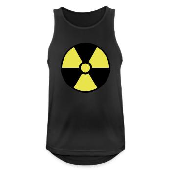Radiation Symbol - Men's Breathable Tank Top - black - Front - Nick (188cm)