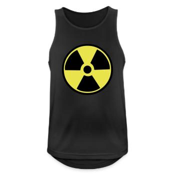 Radioactive Warning - Men's Breathable Tank Top - black - Front - Nick (188cm)