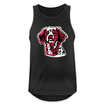 Brittany Spaniel - Men's Breathable Tank Top - black - Front - Nick (188cm)