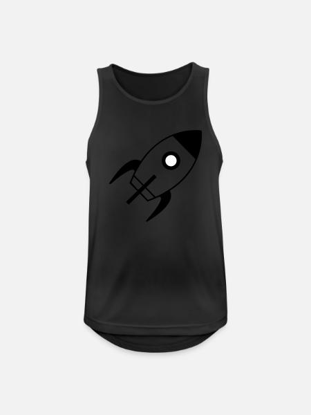 spaceship - Men's Breathable Tank Top - black