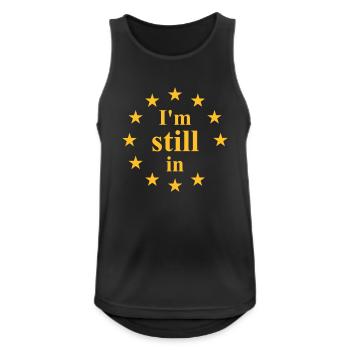 I'm still in - Men's Breathable Tank Top - black - Front - Nick (188cm)