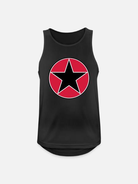 star circ_vec_3 - Men's Breathable Tank Top - black