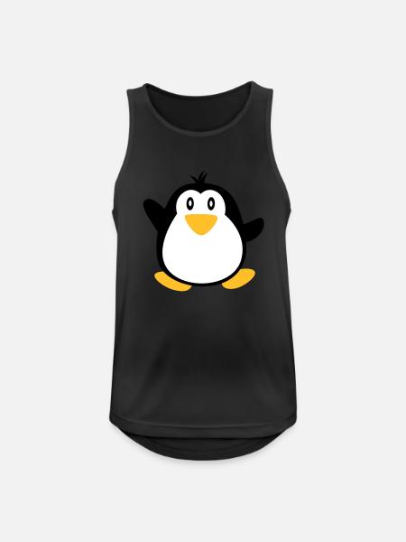 süßer Pinguine - Men's Breathable Tank Top - black
