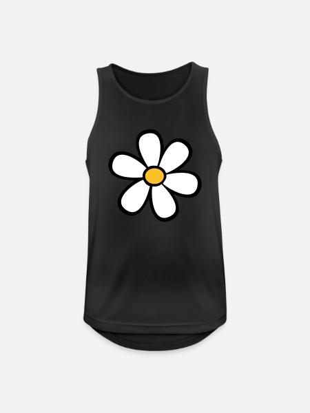 Daisies - Men's Breathable Tank Top - black