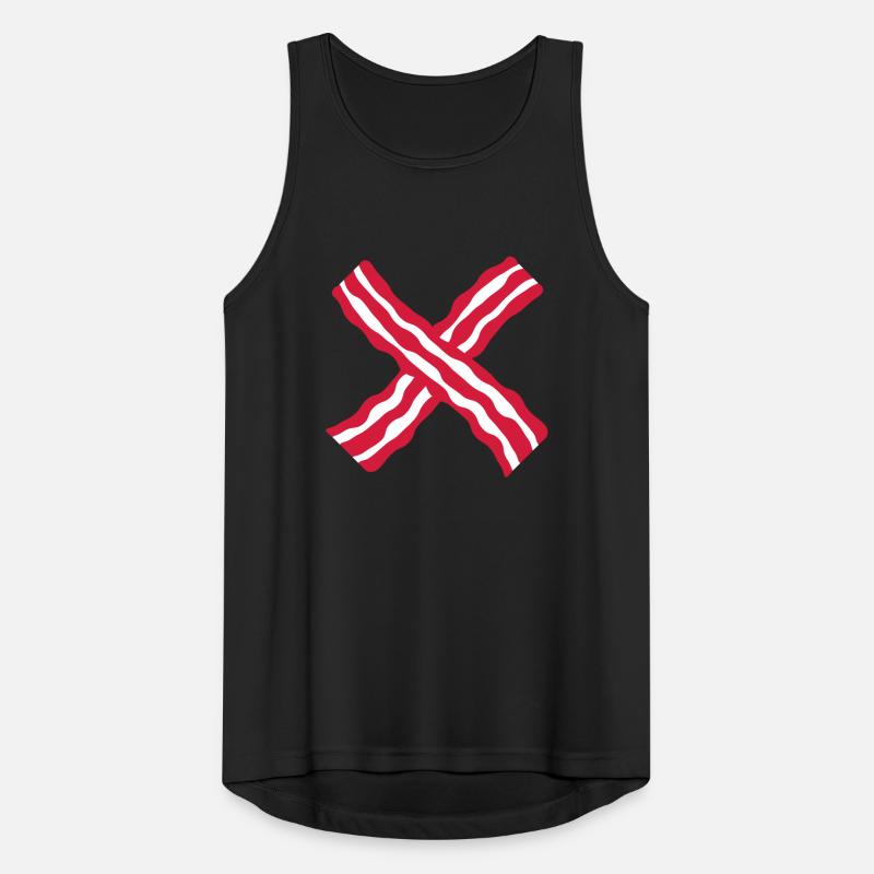 Bacon Cross Männer Tank Top atmungsaktiv