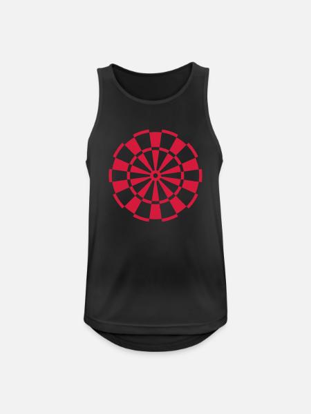 Dart Board Design - Men's Breathable Tank Top - black