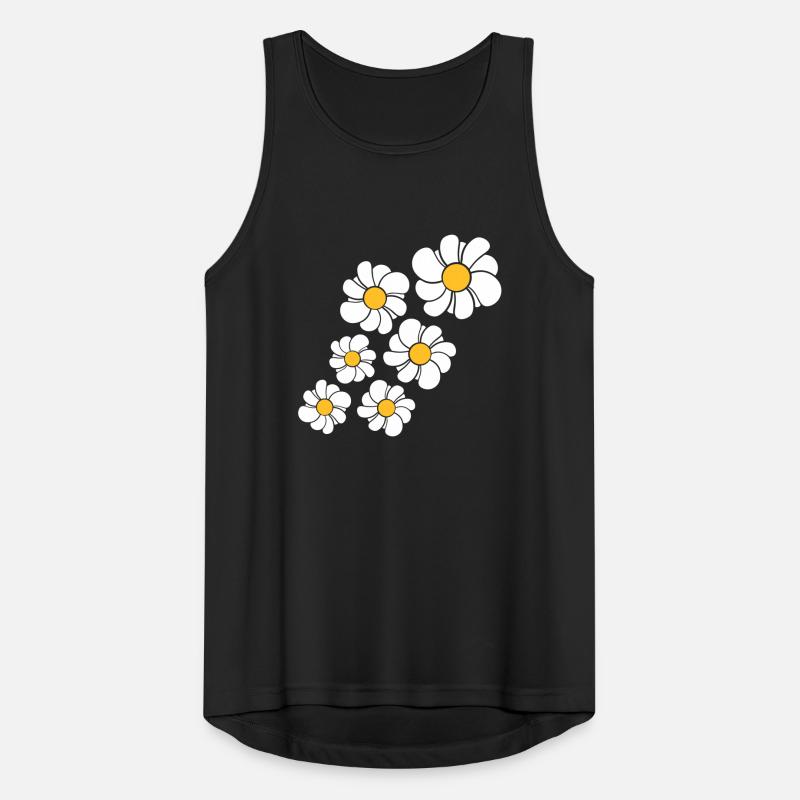 conception de modèle de fleur bleue daisy daisy be Débardeur respirant Homme