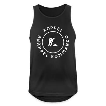 Koppel Abäppel command - color change - Men's Breathable Tank Top - black - Front - Nick (188cm)