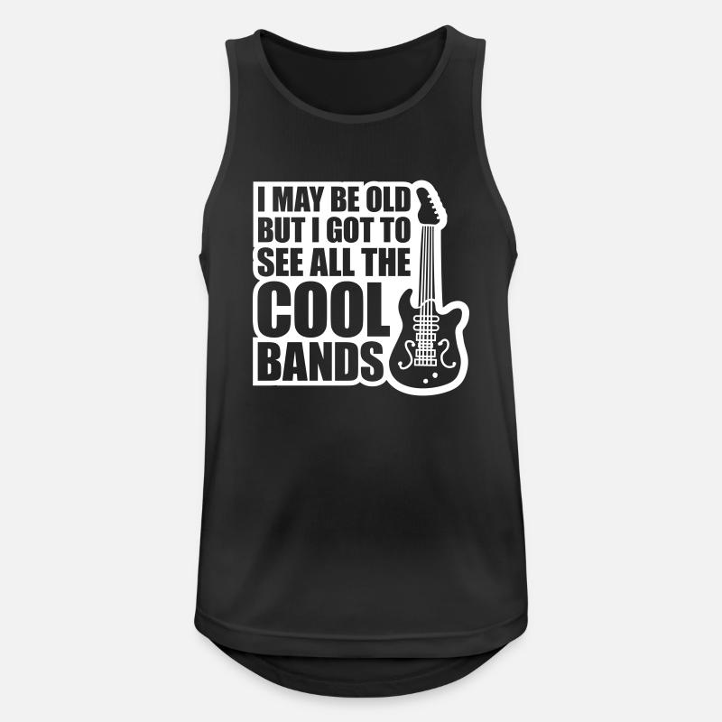 I may be old - Men's Breathable Tank Top - black