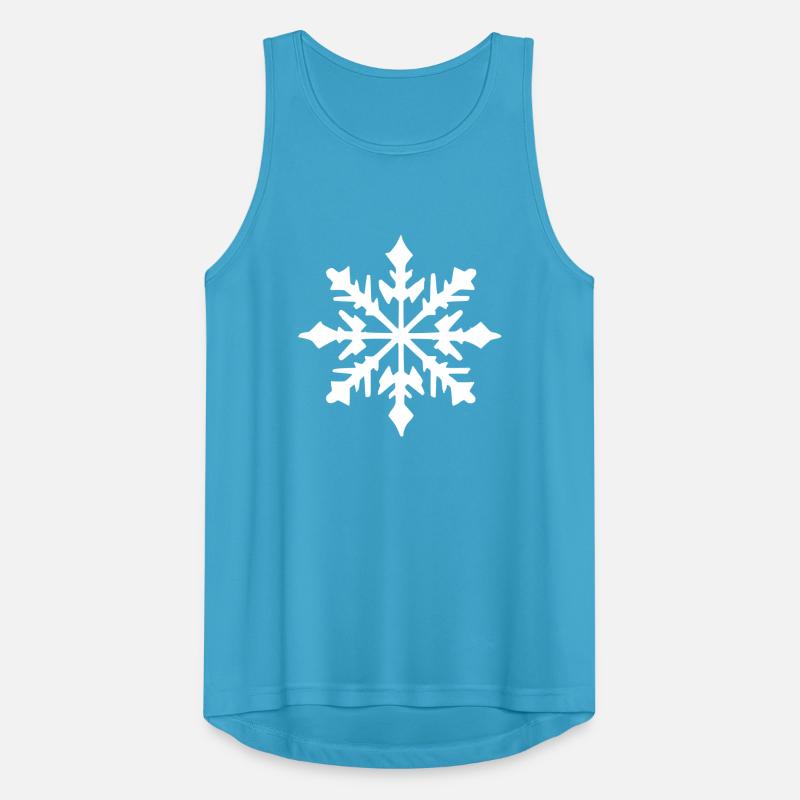 Snowflake Snow Winter Christmas Vector 9 Men's Breathable Tank Top