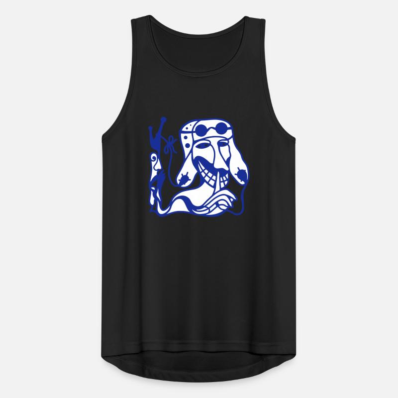 Quiet! Quiet words and restrained respect Men's Breathable Tank Top