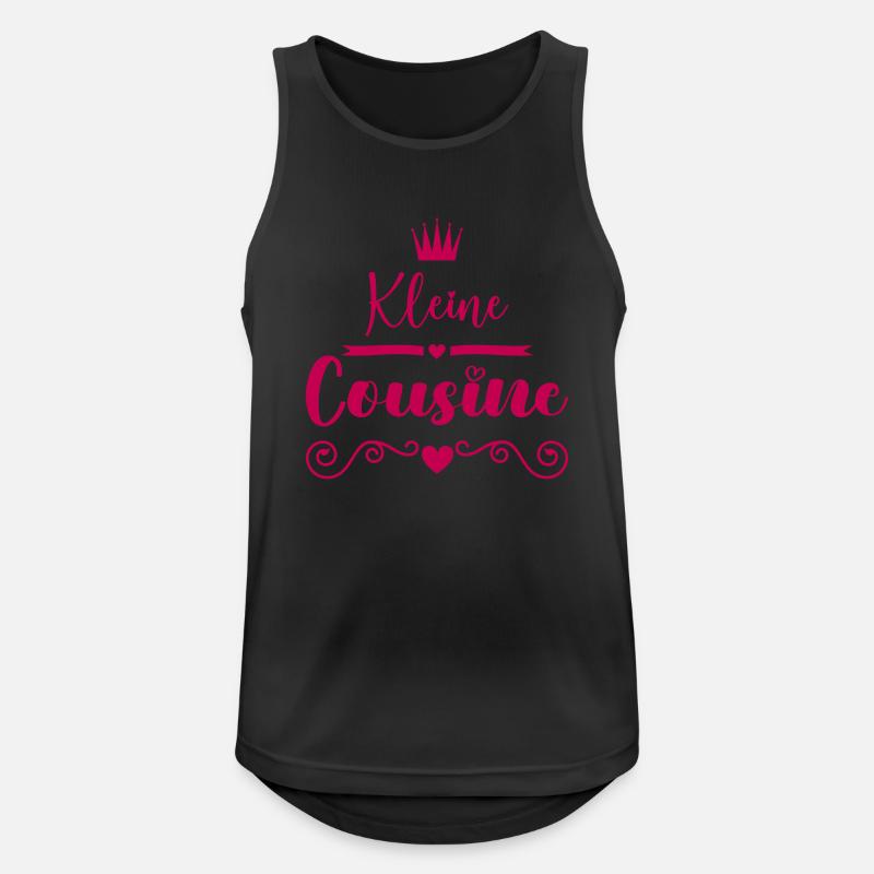 Little cousin - Men's Breathable Tank Top - black