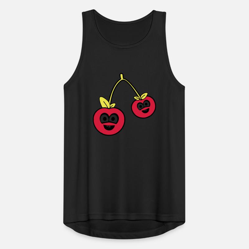 kirschen 02 Männer Tank Top atmungsaktiv